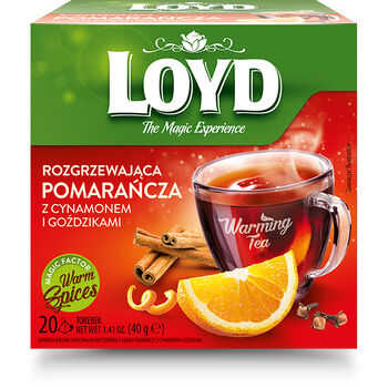 Loyd Herbatka Rozgrzewająca Pomarańcza  Cynamon (20X2G)