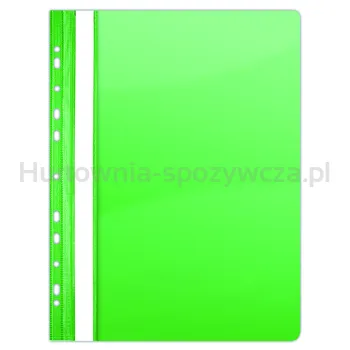 Donau Skoroszyt do segregatora A4 PVC 10szt twardy wpinany zielony