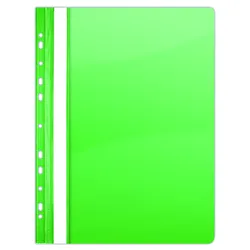 Donau Skoroszyt do segregatora A4 PVC 10szt twardy wpinany zielony