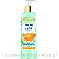 Bielenda Fresh Juice Nawilżający Żel Micelarny Do Mycia Twarzy Pomarańcza 190 G