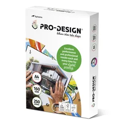 Pro-Design Fsc Papier kserosatynowany, klasa A++, A4, 168CIE, 160gsm, 250 ark. 