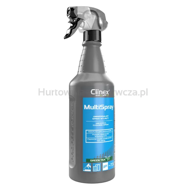 Uniwersalny Spray Clinex Multi Spray, Myjący, Green Tea, 1L