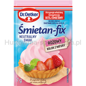 Dr.Oetker Śmietan-fix różowy 7g