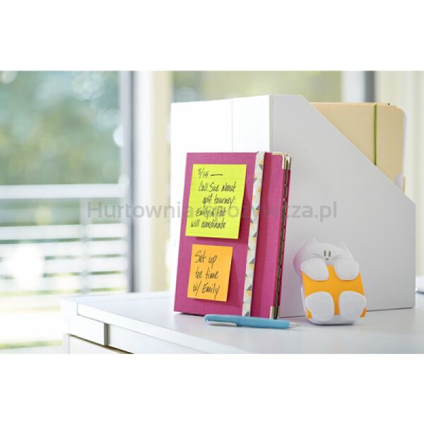 Karteczki samoprzylepne Post-it® Super Sticky XL, CARNIVAL, w linię, 101x101mm, 6x90 kart. - 2