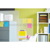 Karteczki samoprzylepne Post-it® Super Sticky XL, CARNIVAL, w linię, 101x101mm, 6x90 kart. - 3