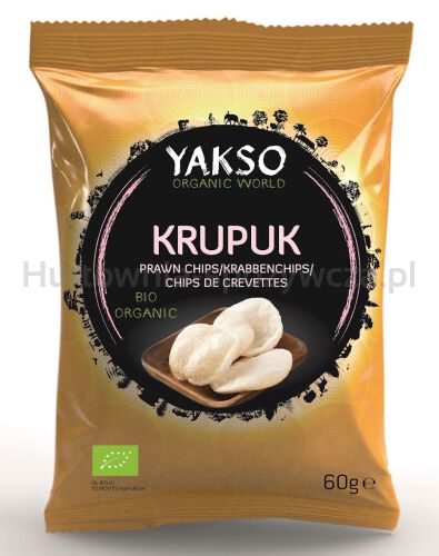 Prażynki Krewetkowe (Krupuk) Bio 60 G - Yakso [BIO]