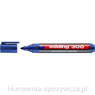 Marker Permanentny A8 E-300 Edding, Niebieski