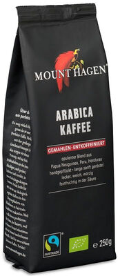 Mount Hagen Kawa Mielona Bezkofeinowa Arabica 100 % Fair Trade Bio 250 G [BIO]