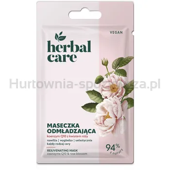Herbal Care Odmładzająca maseczka KOENZYM Q10 z kwiatem róży, 7 g