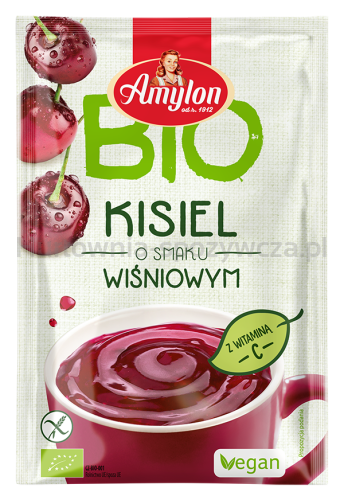 Kisiel Instant O Smaku Wiśniowym Bezglutenowy Bio 30 G - Amylon [BIO]