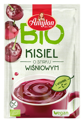 Kisiel Instant O Smaku Wiśniowym Bezglutenowy Bio 30 G - Amylon [BIO]