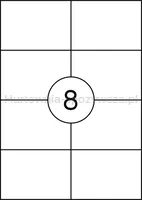 Etykiety OFFICE PRODUCTS, 105x74mm, białe, 100 ark. - 2