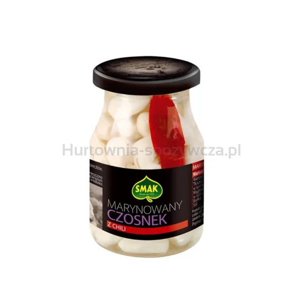 Marynowany czosnek z chili 190g Smak