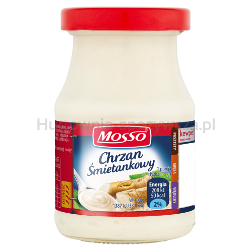 Mosso Chrzan Śmietankowy 180 G