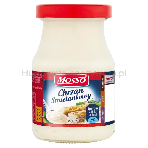 Mosso Chrzan Śmietankowy 180 G