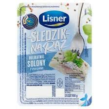 Lisner Śledzik na raz delikatnie solony z ziołami 100g