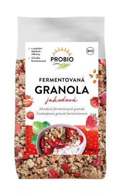 Granola Truskawkowa Fermentowana Bio 300 G - Probio [BIO]