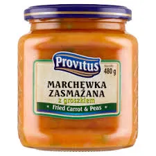 Provitus Marchewka Zasmażana Z Groszkiem 480G