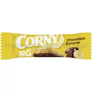 Corny Big baton zbożowy z mleczną czekoladą i bananami 50g