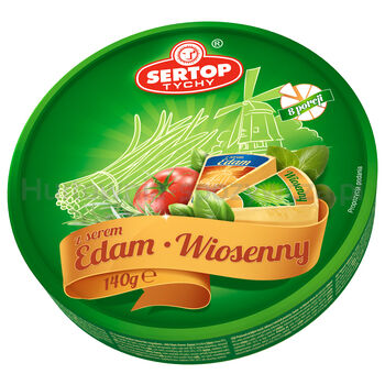 Sertop Produkt Seropodobny Topiony Wiosenny/Z Serem Edam 140 G 