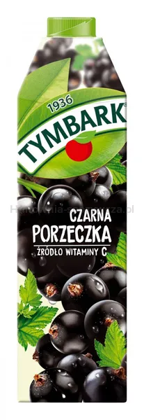 Tymbark Nektar 1 l, czarna porzeczka