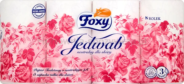 Foxy Papier Toaletowy Jedwab 8 Rolek