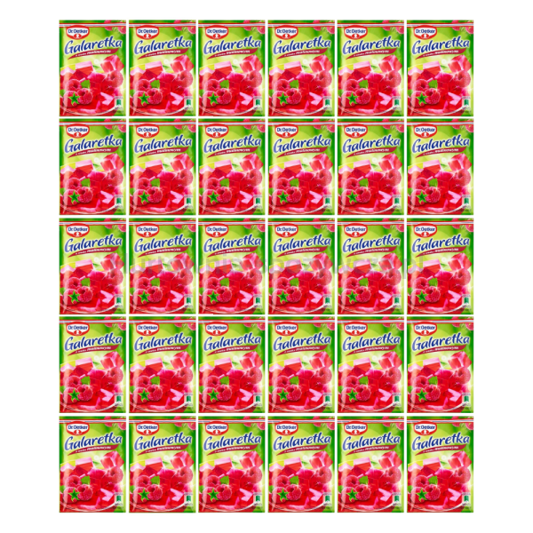 Dr.Oetker Galaretka Malinowa 72 G x 30 sztuk