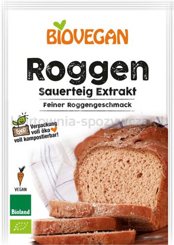 Zakwas Chlebowy Żytni W Proszku Bio 30 G - Biovegan [BIO]