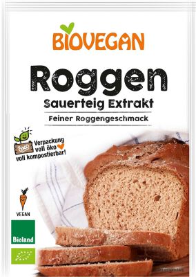 Zakwas Chlebowy Żytni W Proszku Bio 30 G - Biovegan [BIO]