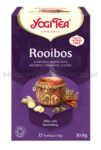 Herbatka Rooibos Z Cynamonem I Goździkami Bio (17 X 1,8 G) 30,6 G - Yogi Tea [BIO]