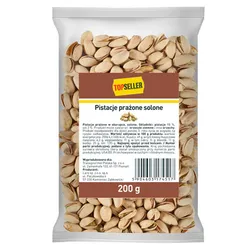 Topseller Pistacje w łupinie prażone solone 200 g