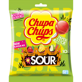 Chupa Chups Sour Torebka 10X12G