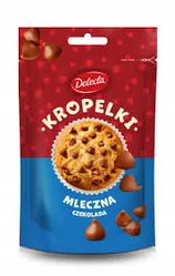 Delecta Kropelki z czekolady mlecznej 80g