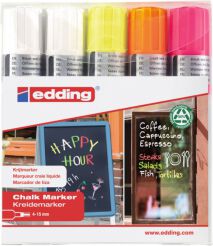 Marker Kredowy E-4090 Edding, 4-15 Mm, 5 Szt., Mix Kolorów
