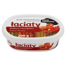 Łaciaty Serek Śmietankowy Barbecue Z Konopiami 200G