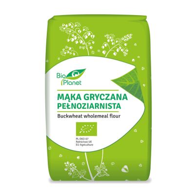 Mąka Gryczana Pełnoziarnista Bio 500 G - Bio Planet [BIO]