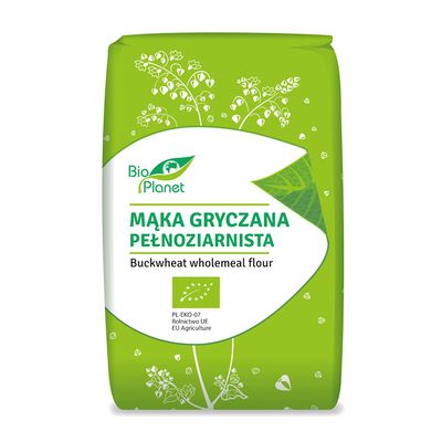 Bio Planet Mąka Gryczana Pełnoziarnista Bio 500 G [BIO]