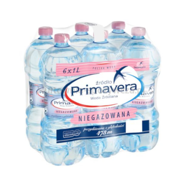 Woda Primavera Źródlana niegazowana pet 1l