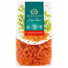 Bartolini Makaron Z Czerwonej Soczewicy 250G Świderek Nr 2