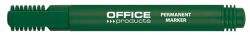 Office Products Marker permanentny okrągły, 1-3mm (linia), zielony 