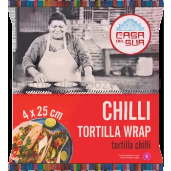 Casa del Sur Wrap pszenny z chili 240g