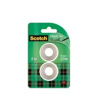 3M Taśma klejąca Scotch Magic™ niewidoczna na papierze 2 rolki 19mm x 75m