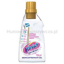 Vanish Oxi Action White odplamiacz do białych tkanin w żelu 750ml