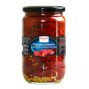 Helcom Papryka Jalapeno Czerwona W Zalewie Octowej 680 G 