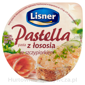 Pastella Pasta Z Łososia Ze Szczypiorkiem Lisner 80G