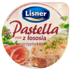 Pastella Pasta Z Łososia Ze Szczypiorkiem Lisner 80G
