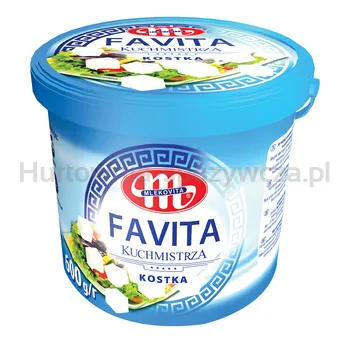 Mlekovita ser Favita Kuchmistrza kostka wiaderko 1kg