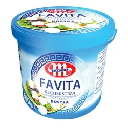 Mlekovita ser Favita Kuchmistrza kostka wiaderko 1kg