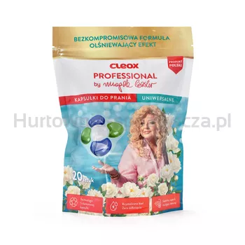 Cleox Professional by Magda Gessler Kapsułki do prania 5-komorowe uniwersalne 20 szt.