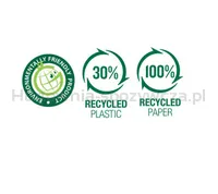 Długopis ICO Green, brązowy - 2